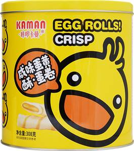 **** KAMAN Salty Egg Yolk Crisp Egg Rolls