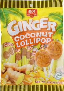 **** CHUN GUANG Ginger Coconut Lollipop