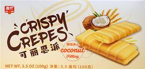**** CHUN GUANG Crispy Crepes Coconut Flv