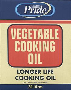 PRIDE Vegetable Oil 20L ( BOX )