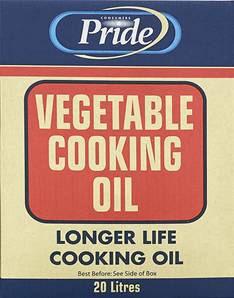 PRIDE Vegetable Oil 20L ( BOX )