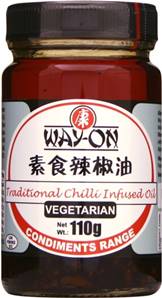 **** WAY ON Vegetarian Chilli Oil 110g