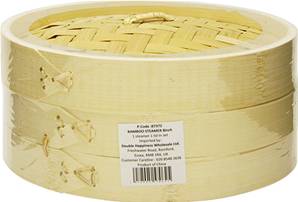 **** Bamboo Steamer 8 inch 1 steamer 1 lid