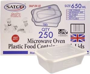SATCO C650 Microwaveable Conts & Lids