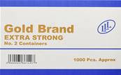 GOLD BRAND/ Premium No.2 Foil Container