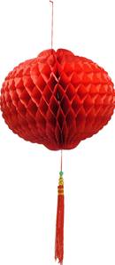 **** CL Red Paper Lantern 10 inch