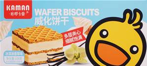 **** KAMAN Ice Cream Vanilla Wafer Biscuit