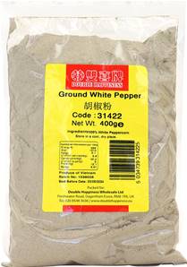 **** DOUBLE HAPPINESS Ground White Pepper