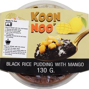 **** KOON NOO Black Rice Pudding+ Mango