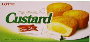 **** LOTTE Custard Cream Cake
