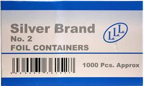 SILVER BRAND/PACK R US No.2 Foil Container