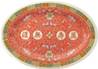 **** CL Red Melamine 8 inch Oval Plate